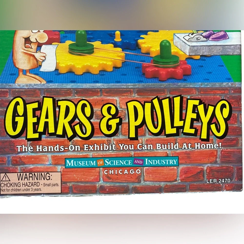 Learning Resources Idea Factory Gears & Pulleys Building Set SEALED For‎ Age 6+